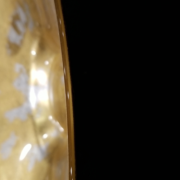 Oversized Handmade Artisan Gold Decorative Bowl - Picture 6 of 10